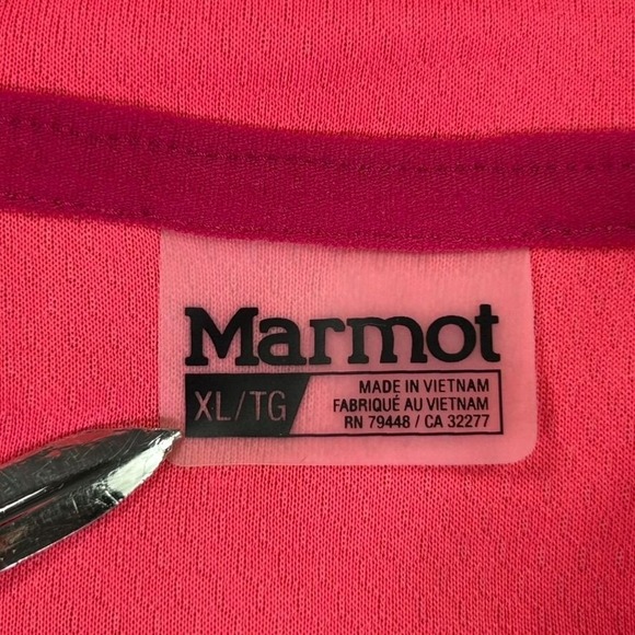 NEW Marmot Sunrift Hoody Hibiscus Womens XL UPF 50 Long Sleeve Thin Pullover - Picture 6 of 15